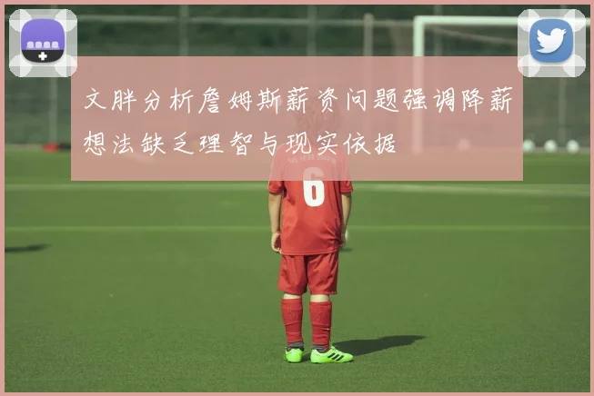 文胖分析詹姆斯薪资问题强调降薪想法缺乏理智与现实依据